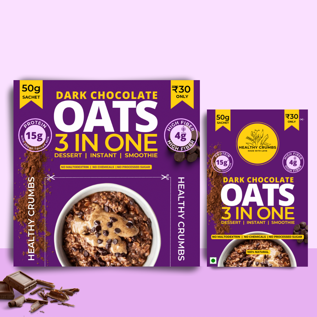 Dark Chocolate Oats 50g [Pack of 10]