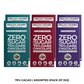Zero Added Sugar 70% Dark Chocolate 40g [Assorted-Pack of 6]